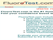 Tablet Screenshot of fluorotest.com